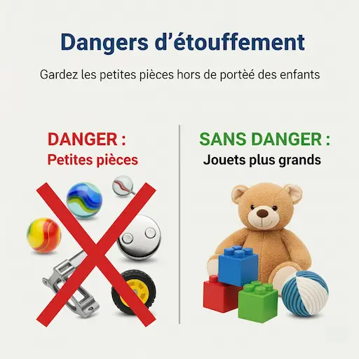 Jouets pour enfants : Les risques d'étouffement et comment les éviter