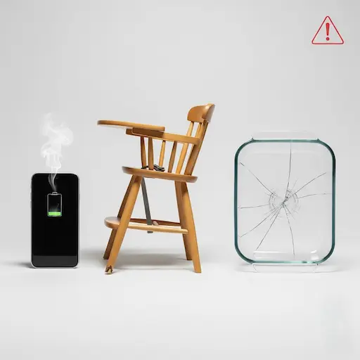 Risques de blessures et coupures : Sécurité des produits du quotidien